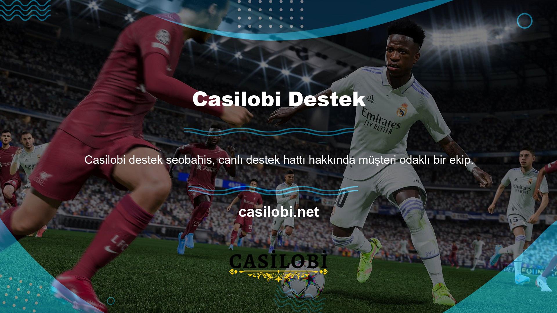 Casilobi, yer yardımı uzmanları ve Casilobi canlı destek hattı hakkında senaryolar için mantıklı ve basit çözümler sunabilir